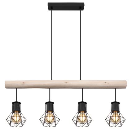 Globo - Chandelier on a string 4xE27/40W/230V