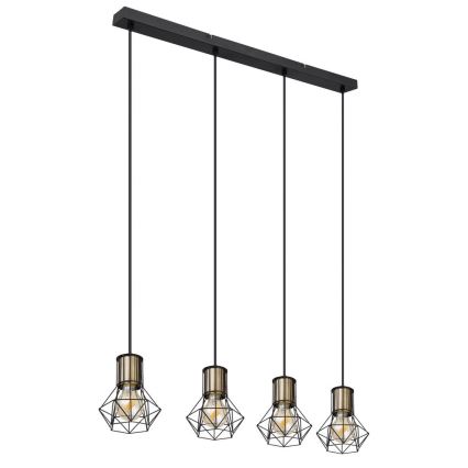 Globo - Chandelier on a string 4xE27/40W/230V