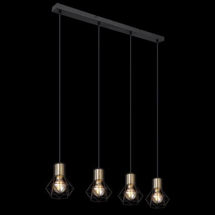 Globo - Chandelier on a string 4xE27/40W/230V