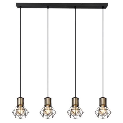 Globo - Chandelier on a string 4xE27/40W/230V