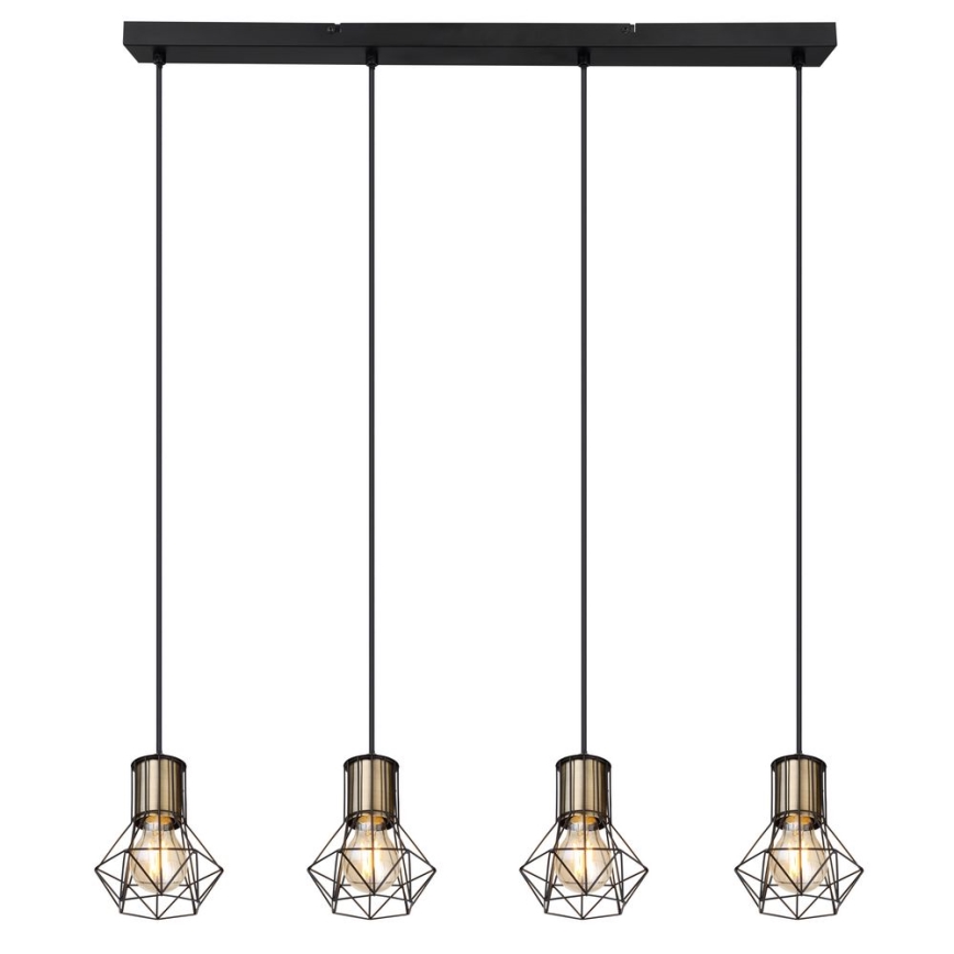 Globo - Chandelier on a string 4xE27/40W/230V