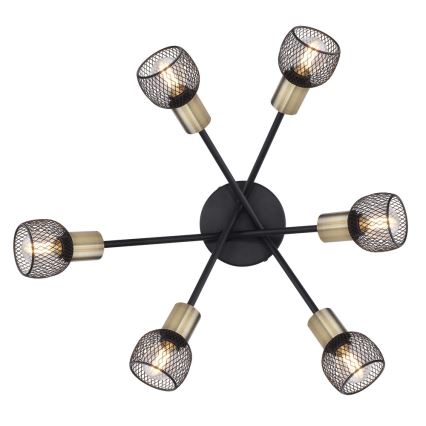 Globo - Surface-mounted chandelier 6xE14/40W/230V