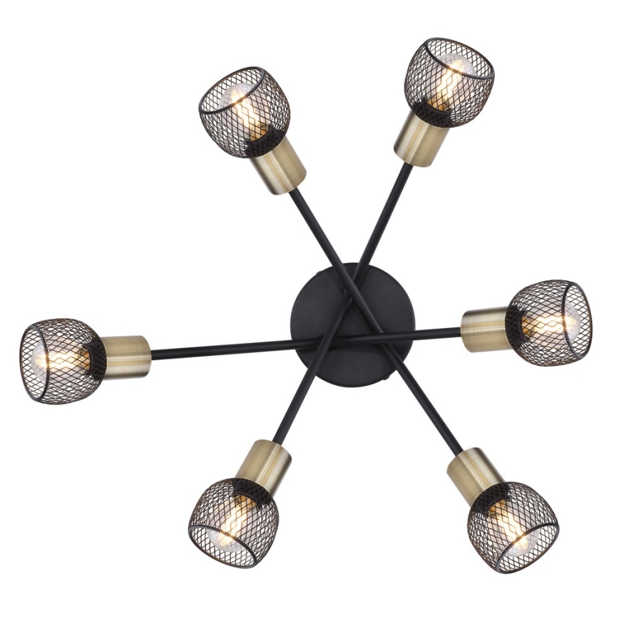 Globo - Surface-mounted chandelier 6xE14/40W/230V