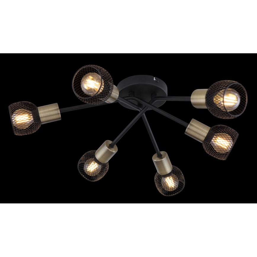 Globo - Surface-mounted chandelier 6xE14/40W/230V