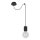 Globo 54030-1HLU - HERMINE Cable-Suspended Pendant Light 1xE27/60W/230V