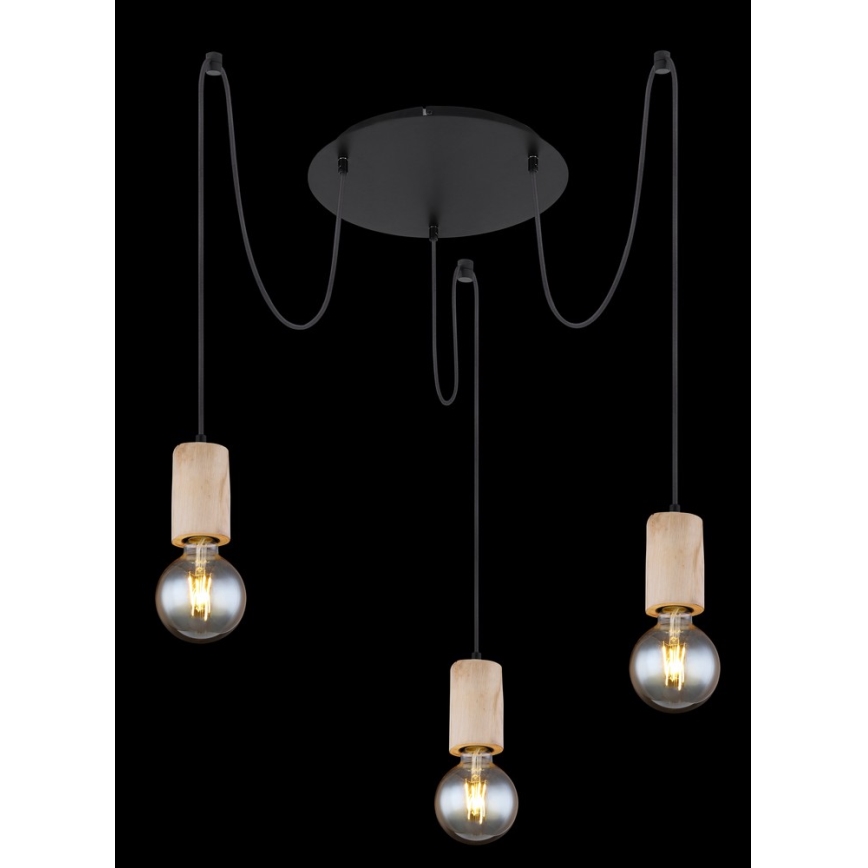 Globo - Chandelier on a string 3xE27/60W/230V spider