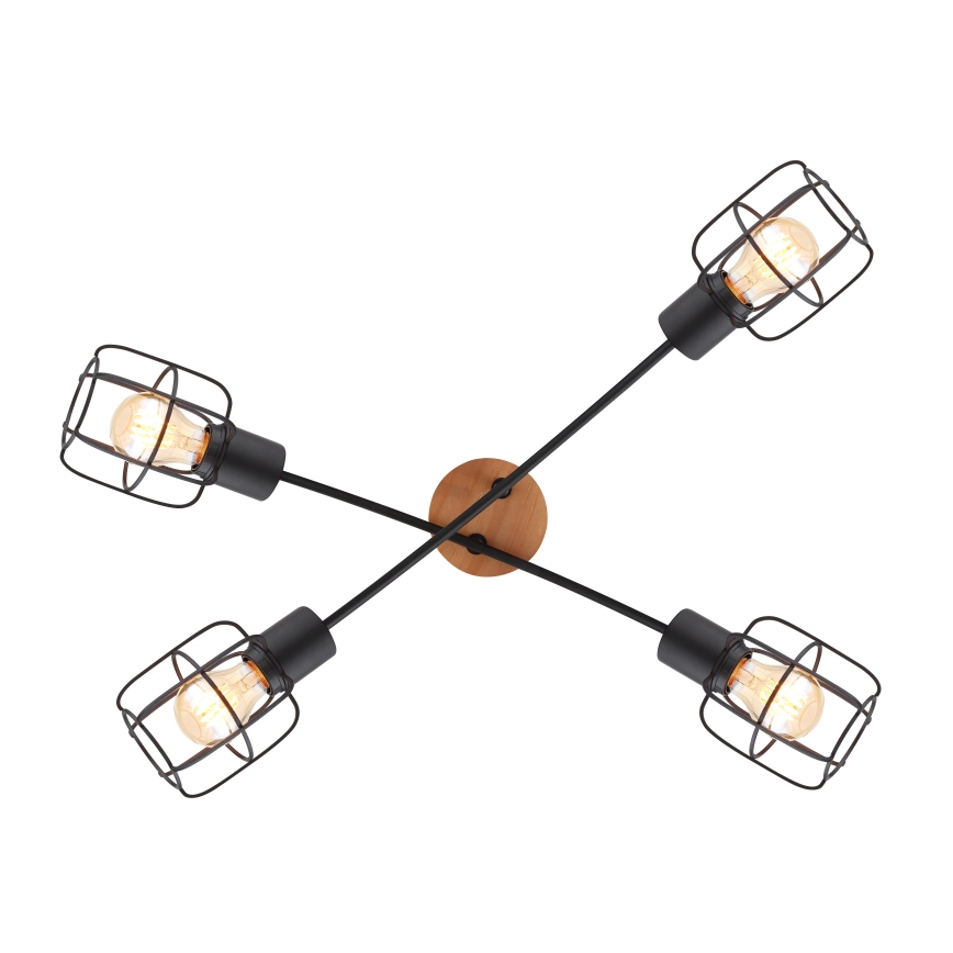Globo - Flush-mounted chandelier 4xE27/40W/230V