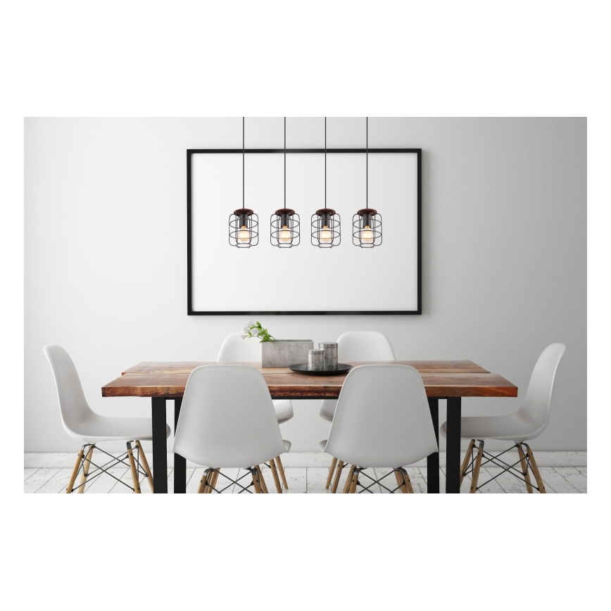 Globo - Cable pendant light 4xE27/40W/230V