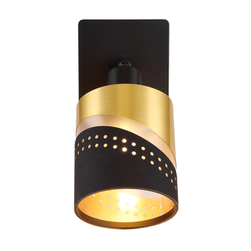 Globo - Wall spotlight 1xE14/25W/230V black/gold