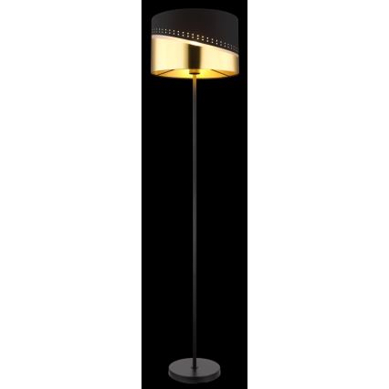 Globo - Floor lamp 1xE27/60W/230V d. 35 cm black/gold