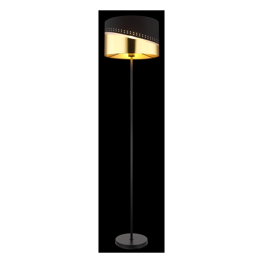 Globo - Floor lamp 1xE27/60W/230V d. 35 cm black/gold