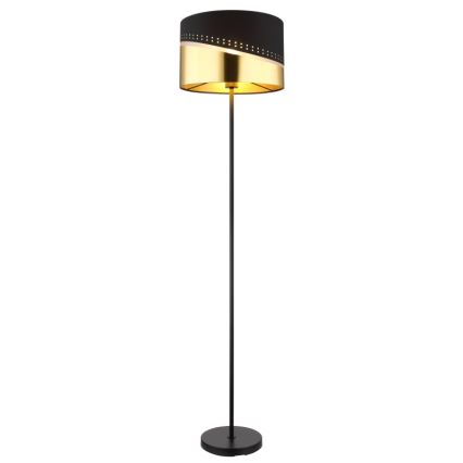 Globo - Floor lamp 1xE27/60W/230V d. 35 cm black/gold