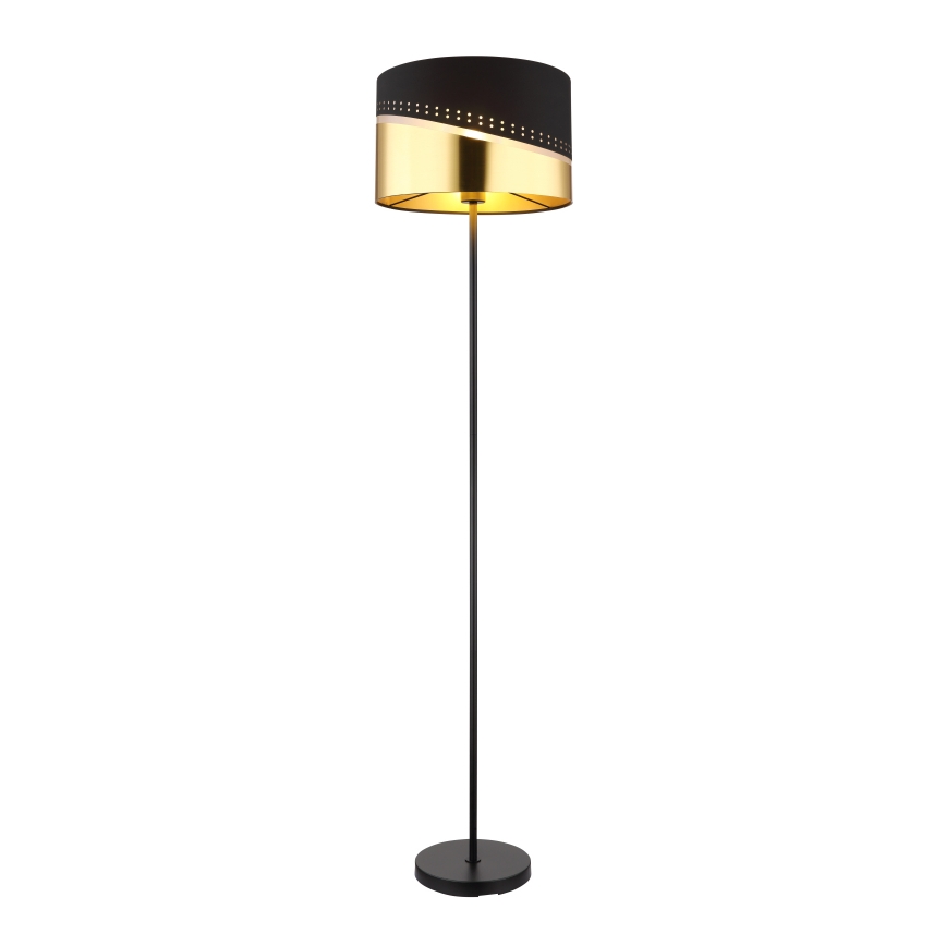 Globo - Floor lamp 1xE27/60W/230V d. 35 cm black/gold