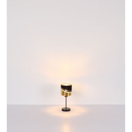 Globo - Table lamp 1xE27/40W/230V d. 16 cm black/gold