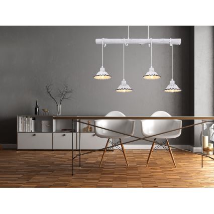 Globo - Chandelier on a string 4xE27/40W/230V