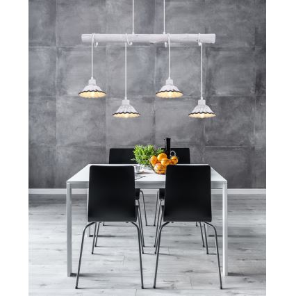 Globo - Chandelier on a string 4xE27/40W/230V