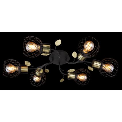 Globo - Surface-mounted chandelier 6xE27/40W/230V