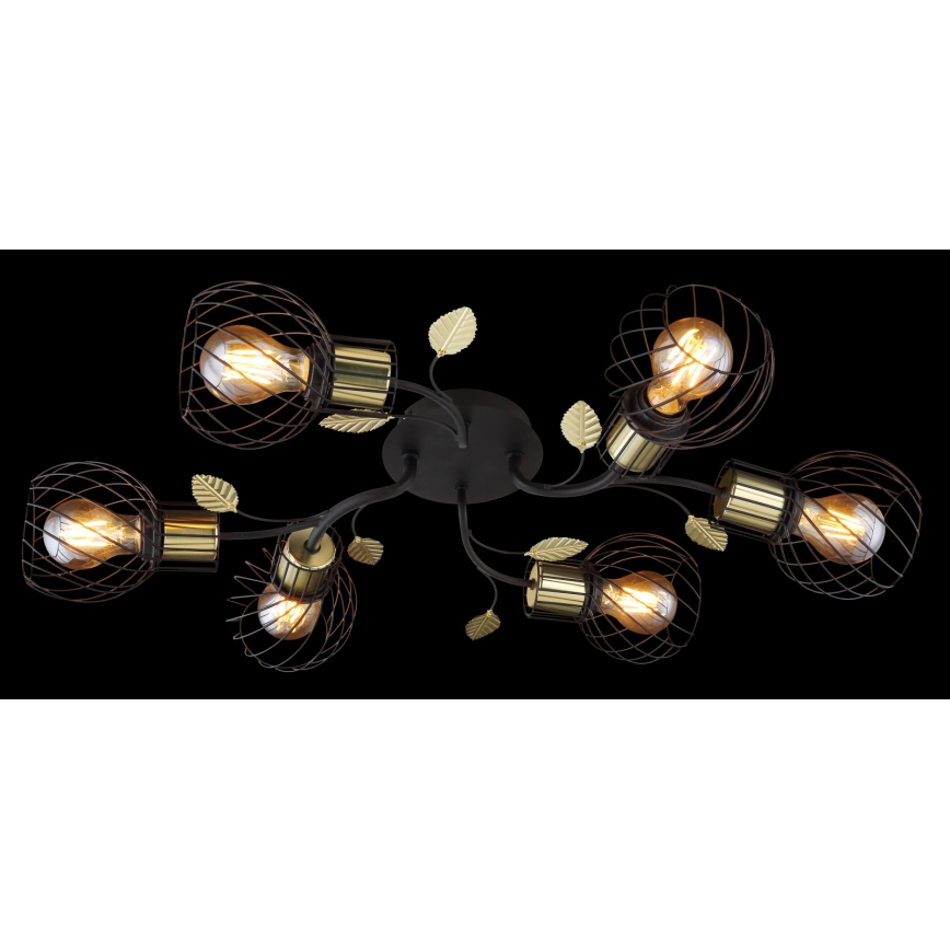 Globo - Surface-mounted chandelier 6xE27/40W/230V