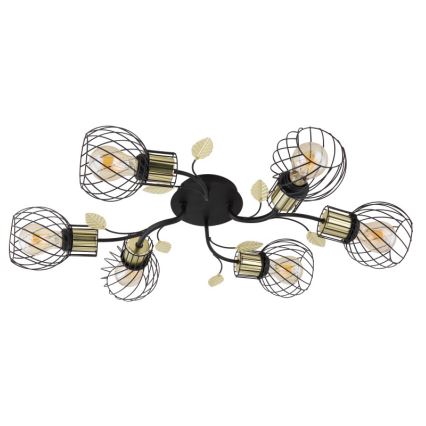 Globo - Surface-mounted chandelier 6xE27/40W/230V