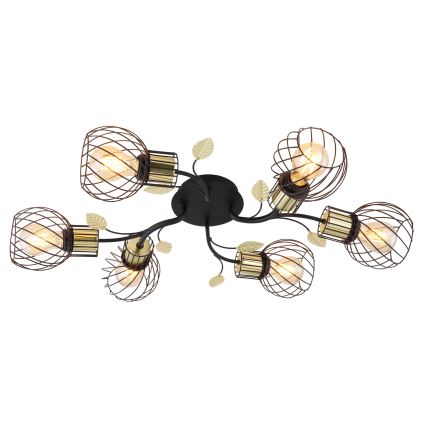 Globo - Surface-mounted chandelier 6xE27/40W/230V