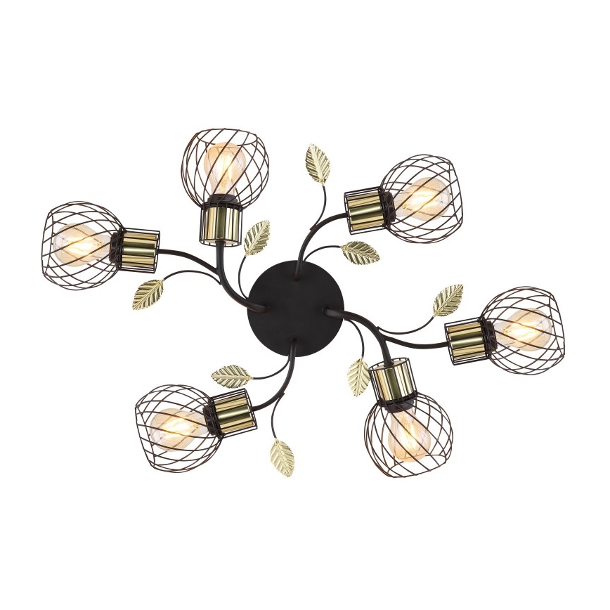 Globo - Surface-mounted chandelier 6xE27/40W/230V