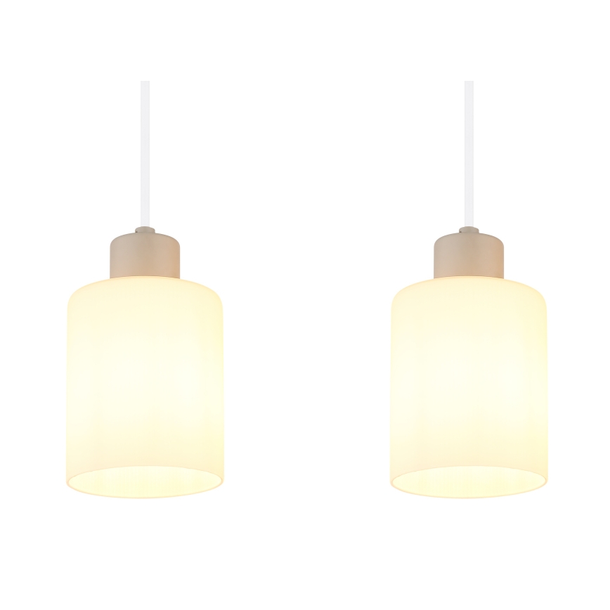 Globo - Cable-suspended pendant 4xE27/40W/230V