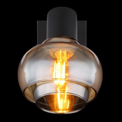 Globo - Wall-Mounted Spotlight 1xE14/40W/230V, Black