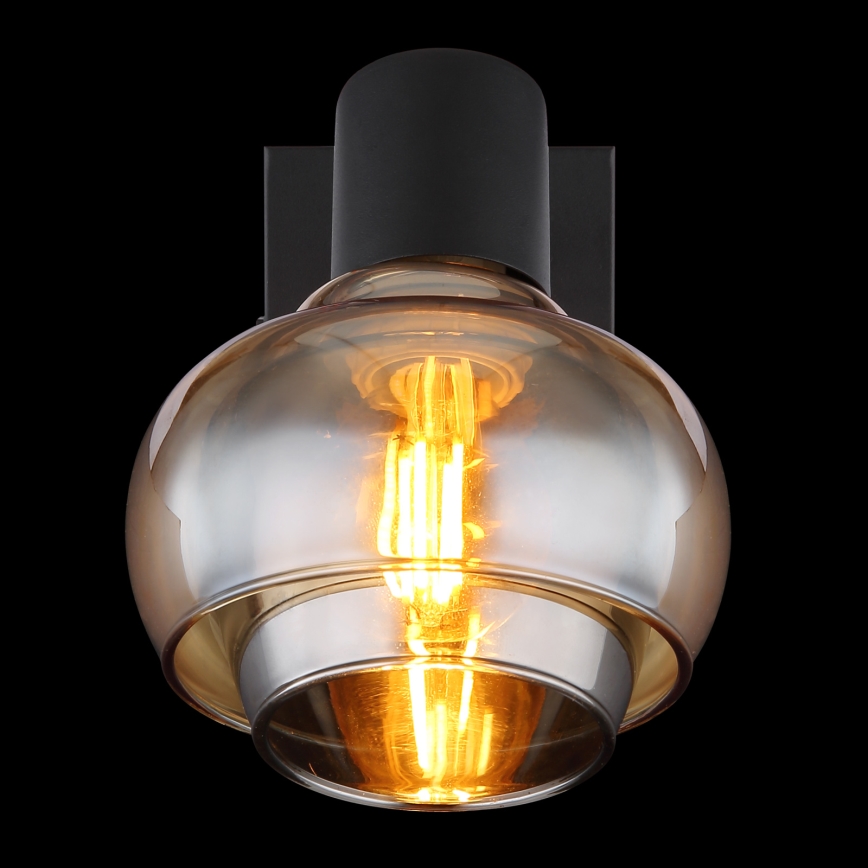 Globo - Wall-Mounted Spotlight 1xE14/40W/230V, Black