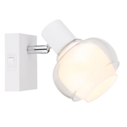 Globo - Wall-mounted spotlight 1xE14/40W/230V white