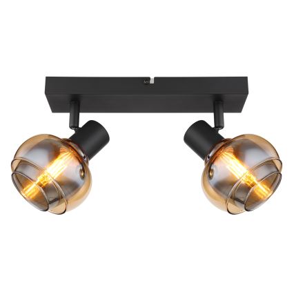 Globo - Spotlight 2xE14/40W/230V black