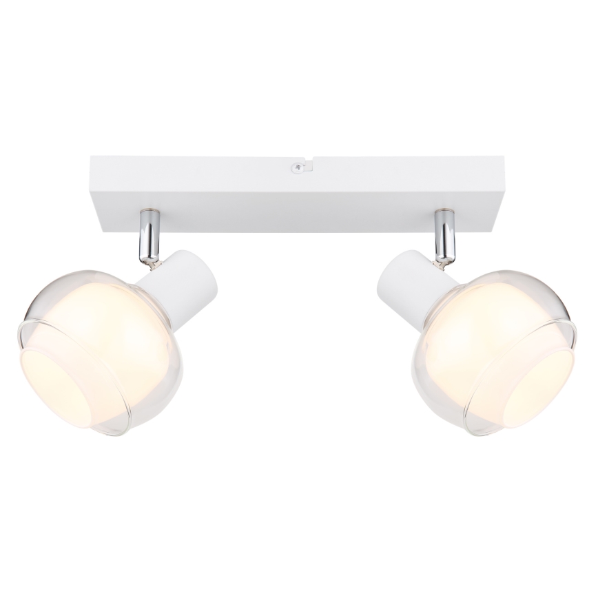 Globo - Spotlight 2xE14/40W/230V, White