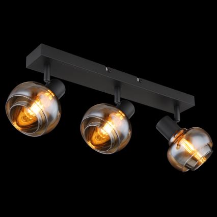 Globo - 3xE14/40W/230V Spotlight, Black
