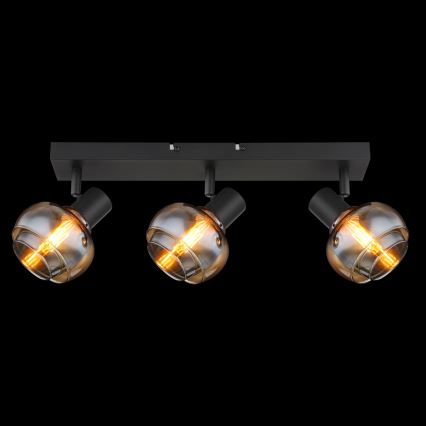 Globo - 3xE14/40W/230V Spotlight, Black