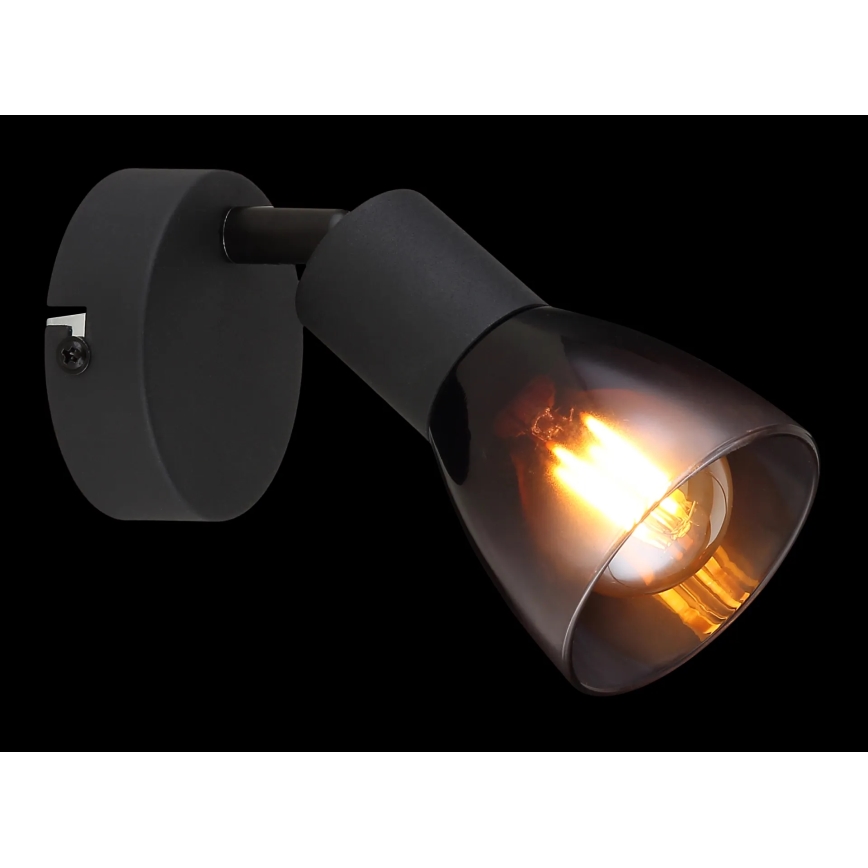 Globo - Wall spotlight 1xE14/25W/230V black