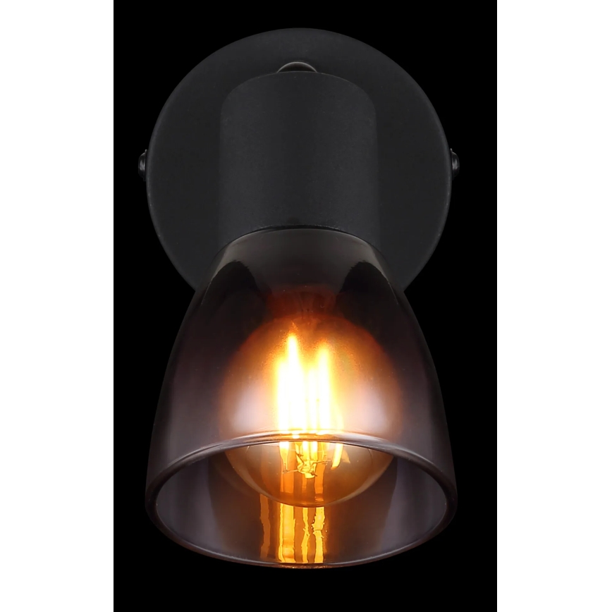 Globo - Wall spotlight 1xE14/25W/230V black