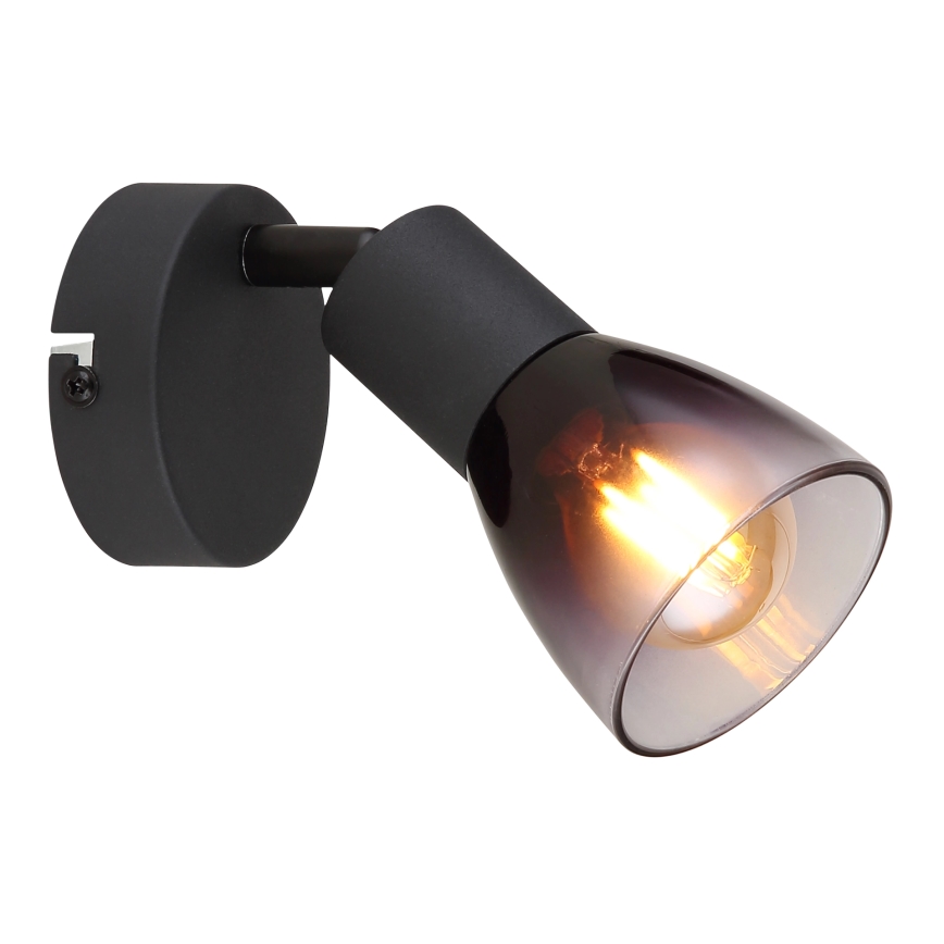 Globo - Wall spotlight 1xE14/25W/230V black