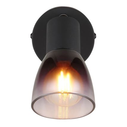 Globo - Wall spotlight 1xE14/25W/230V black