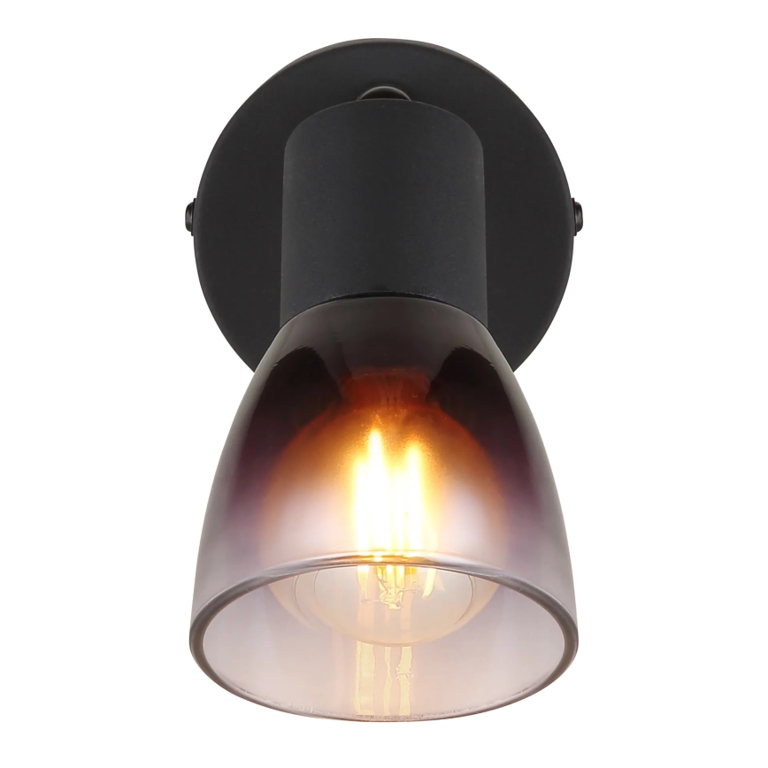 Globo - Wall spotlight 1xE14/25W/230V black