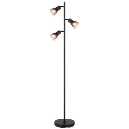 Globo - Floor lamp 3xE14/25W/230V black