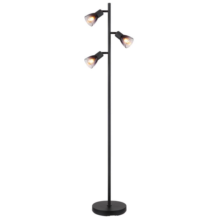 Globo - Floor lamp 3xE14/25W/230V black