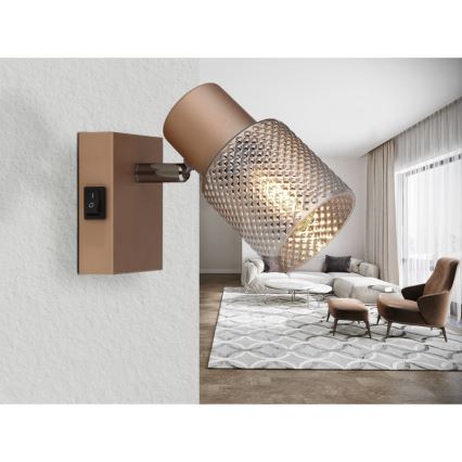 Globo - Wall spotlight 1xE14/40W/230V