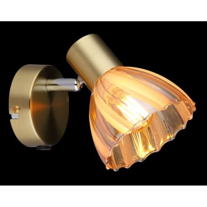 Globo - Wall spotlight 1xE14/40W/230V gold