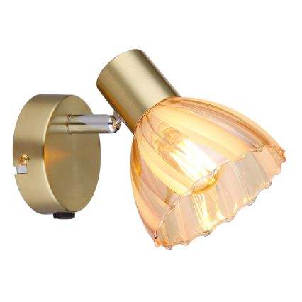 Globo - Wall spotlight 1xE14/40W/230V gold