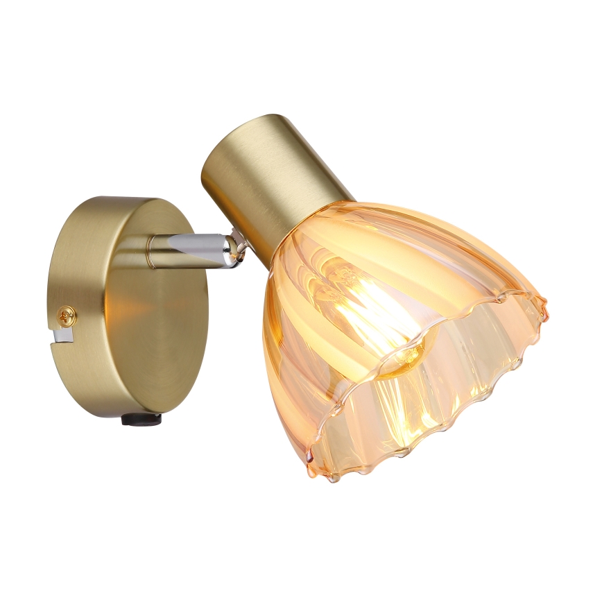 Globo - Wall spotlight 1xE14/40W/230V gold