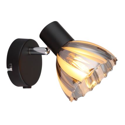 Globo - Wall spotlight 1xE14/40W/230V black