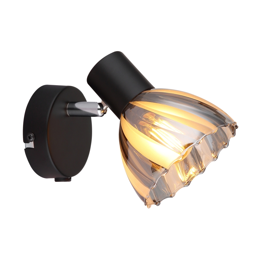 Globo - Wall spotlight 1xE14/40W/230V black