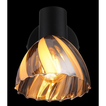 Globo - Wall spotlight 1xE14/40W/230V black