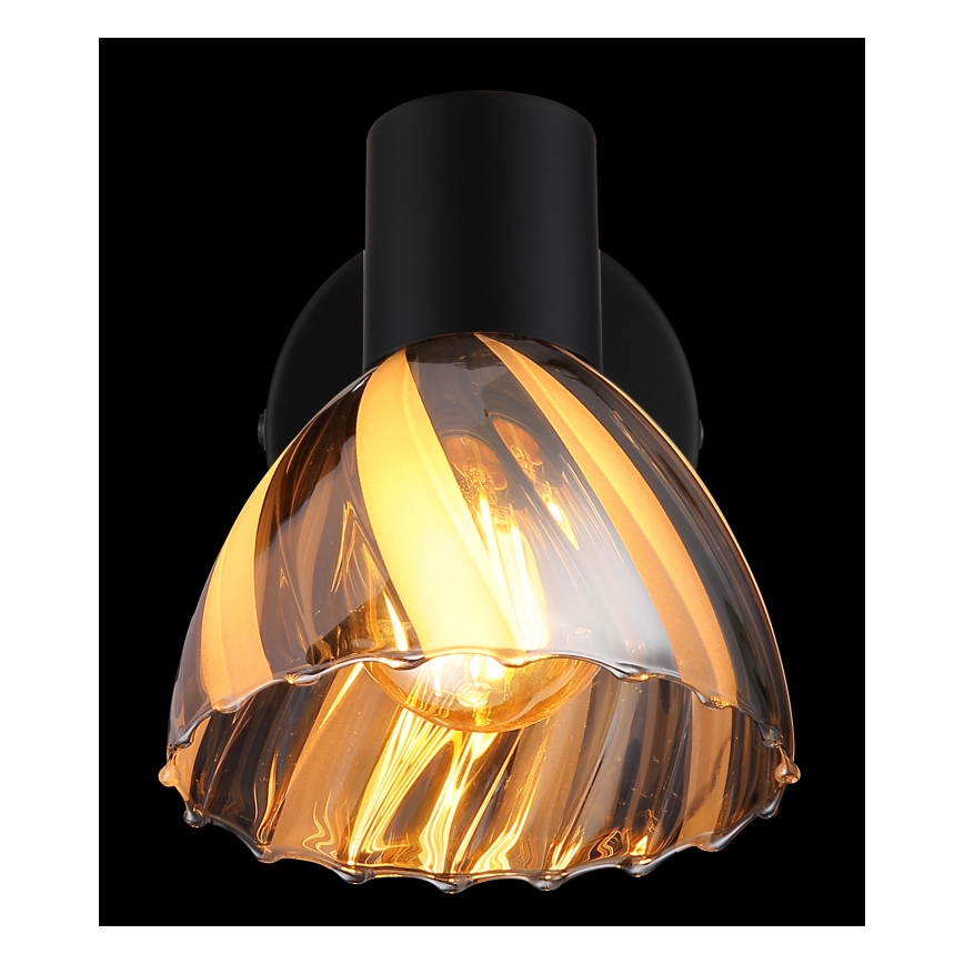 Globo - Wall spotlight 1xE14/40W/230V black