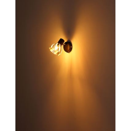 Globo - Wall spotlight 1xE14/40W/230V black