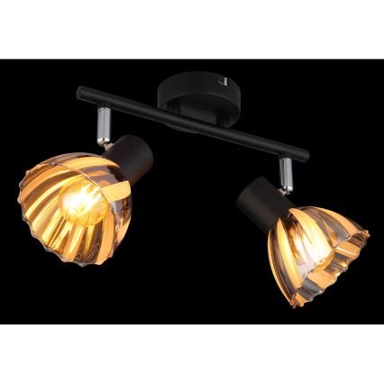 Globo - Spotlight 2xE14/40W/230V black